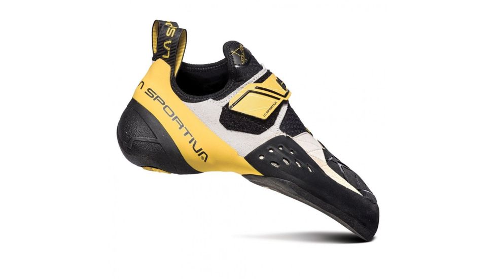 La Sportiva Solution Climbing Shoes - Men's, White/Yellow, 36, Medium, 20G-000100-36