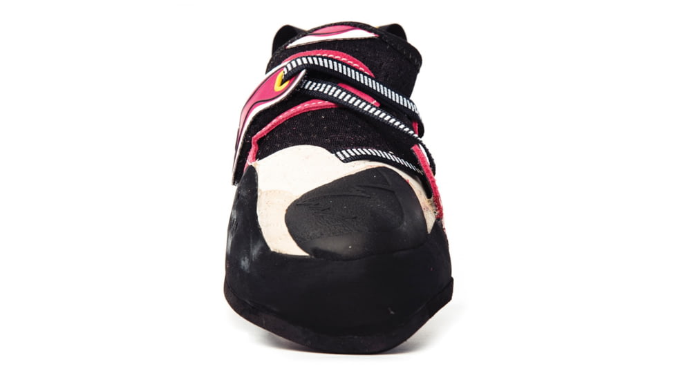 La Sportiva Solution Climbing Shoe  - Women's, White/Pink, 34.5 10J-WP-34.5