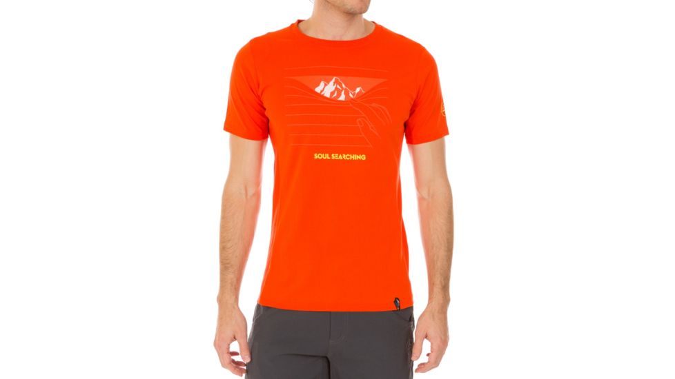 La Sportiva Soul Searching T-Shirt - Men's, Tangerine, Medium H77-202202-M