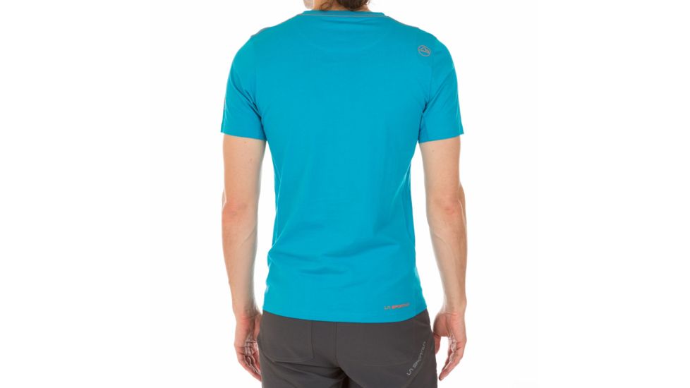 La Sportiva Soul Searching T-Shirt - Men's, Tropic Blue, Small H77-614614-S