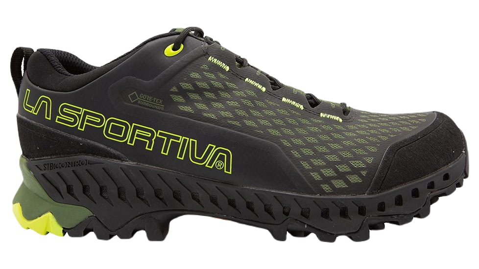 La Sportiva Spire GTX Hiking Shoes - Men's, Black/Neon, 42.5, ZFHS094-K00E20-42.5