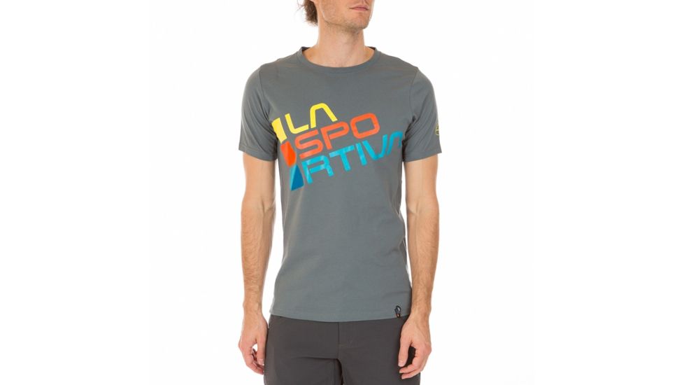 La Sportiva Square T-Shirt - Men's, Slate, Extra Large H49-903903-XL