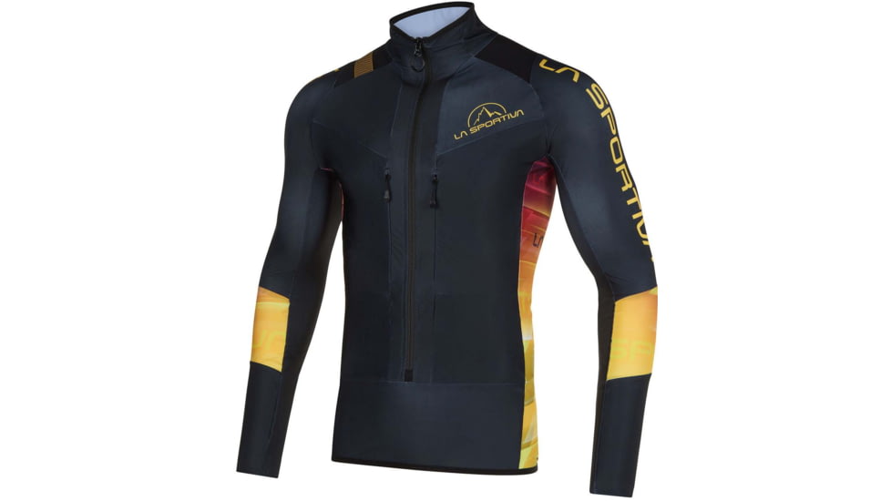 La Sportiva Stratos V Racing Jacket - Mens, Black/Yellow, Extra Large, A36-999100-XL