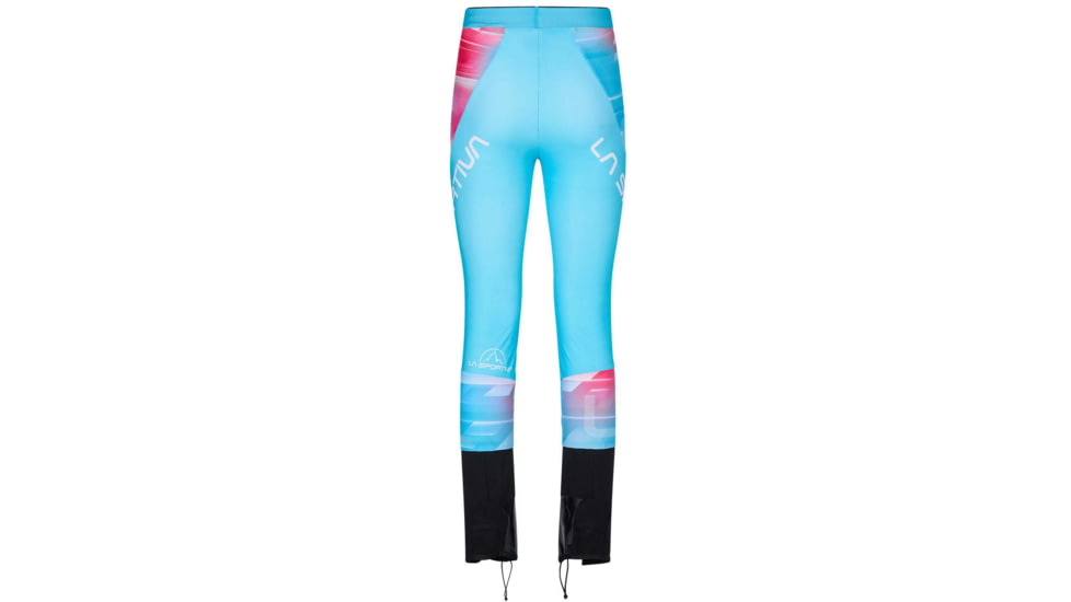 La Sportiva Stratos V Racing Pant - Womens, Malibu Blue/Hibiscus, 2XS, A40-602402-XXS