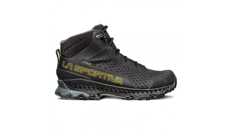 La Sportiva Stream GTX Hiking Boots - Mens, Black/Yellow, 47.5, 24D-999100-47.5