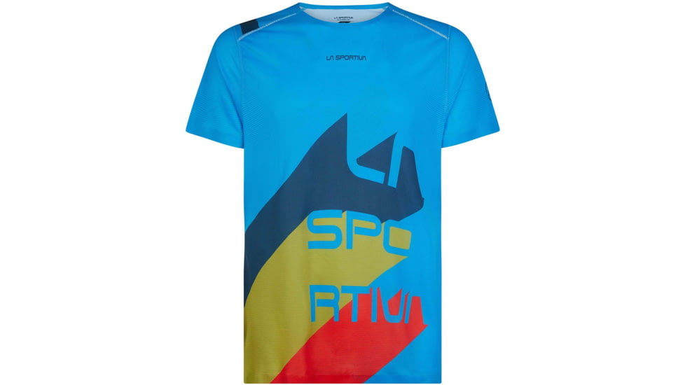La Sportiva Stream T-Shirt - Mens, Neptune/Opal, Extra Large, P10-619618-XL