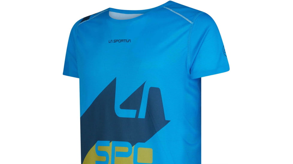 La Sportiva Stream T-Shirt - Mens, Neptune/Opal, Extra Large, P10-619618-XL