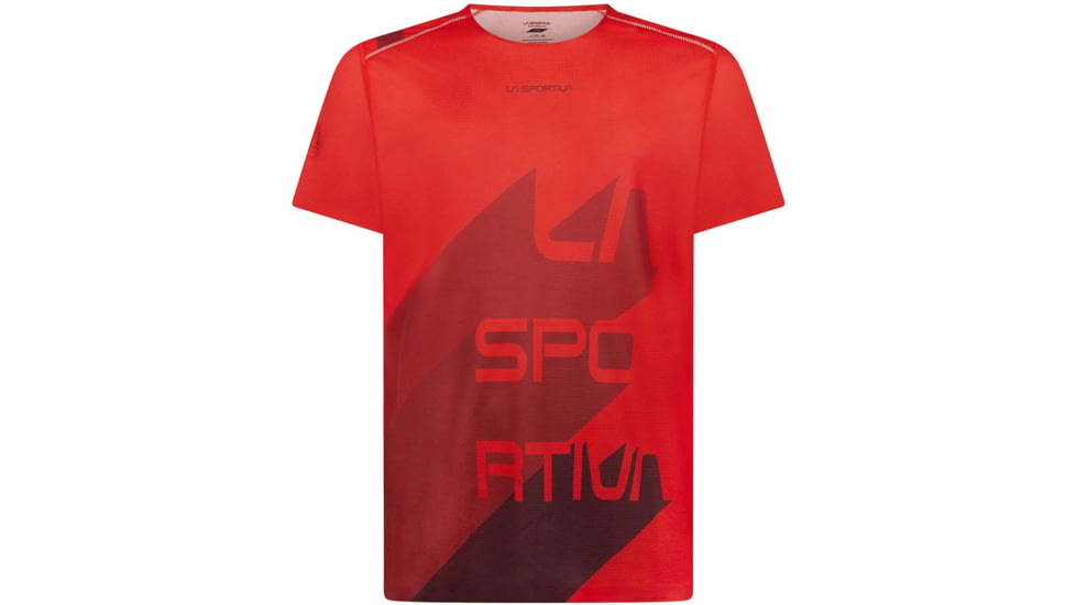 La Sportiva Stream T-Shirt - Mens, Poppy/Chili, Extra Large, P10-311309-XL