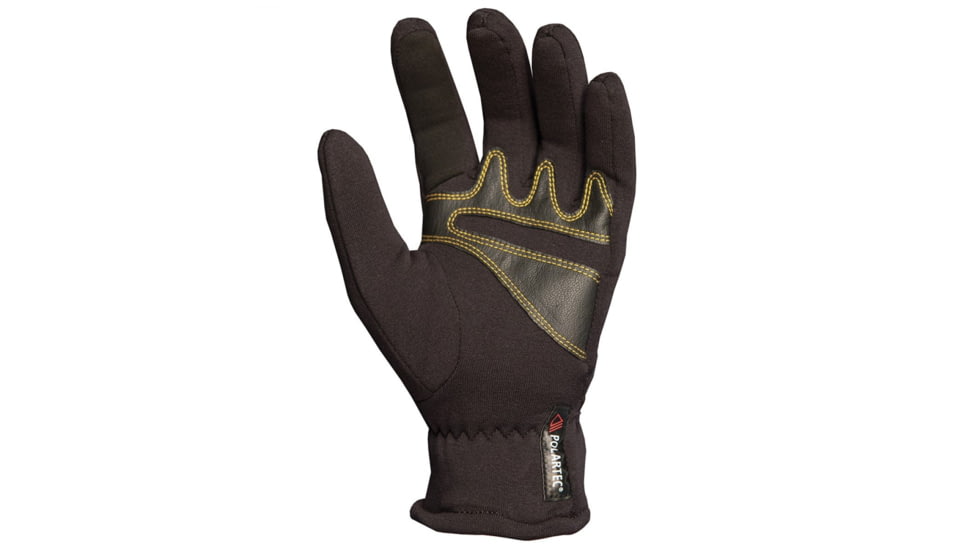 La Sportiva Stretch Gloves, Black/Yellow, Extra Small, X48-BY-XS (6-6.5)
