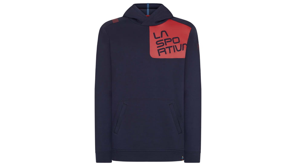 La Sportiva Stride Hoody - Mens, Navyblue/Chili, Large, P04-603309-L