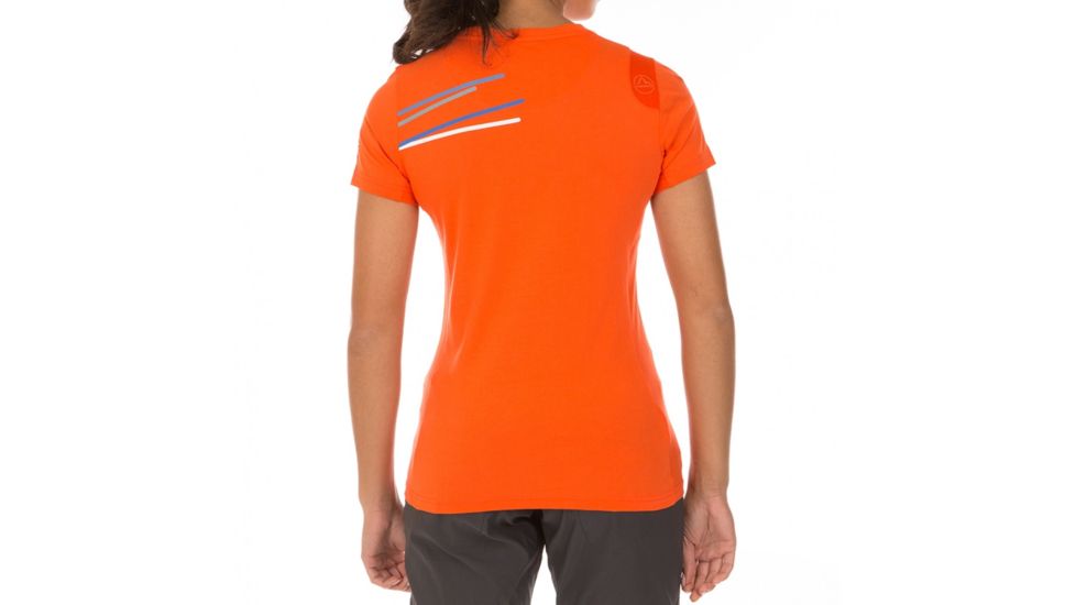 La Sportiva Stripe 2.0 T-Shirt - Women's, Lily Orange, Medium I50-203203-M