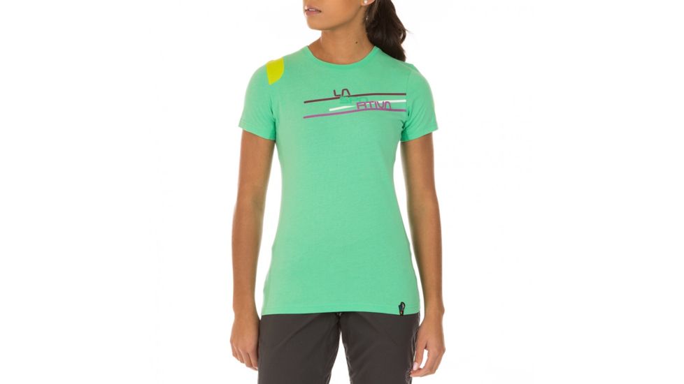 La Sportiva Stripe 2.0 T-Shirt - Women's, Apple Green, Medium I50-705705-M