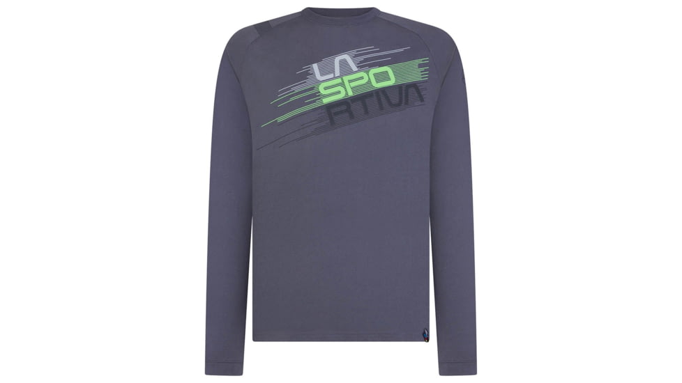 La Sportiva Stripe Evo Long Sleeve - Men's, Carbon, Small, N38-900900-S