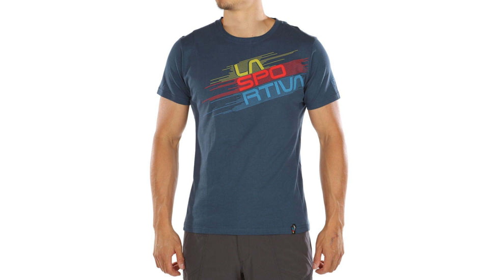 La Sportiva Stripe Evo T-Shirt - Mens, Opal, Medium, H25-618618-M