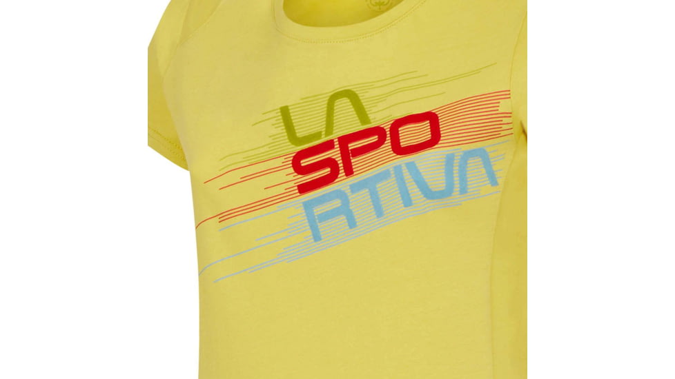 La Sportiva Stripe Evo T-Shirt - Womens, Celery, Extra Small, I31-715715-XS