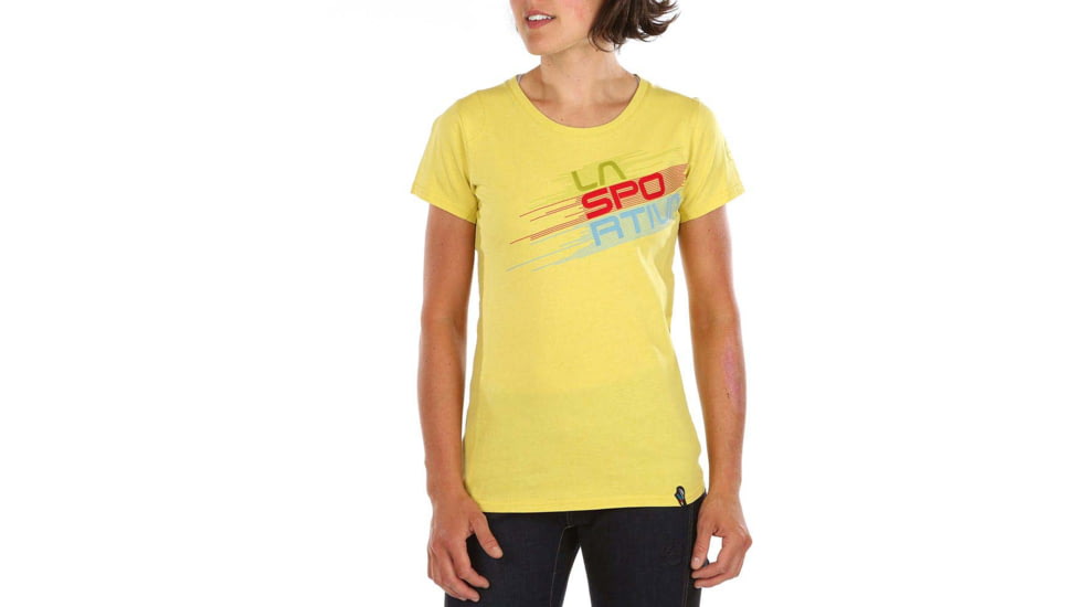 La Sportiva Stripe Evo T-Shirt - Womens, Celery, Extra Small, I31-715715-XS