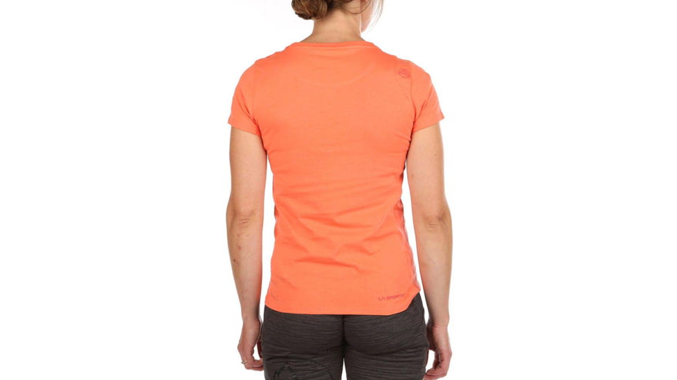 La Sportiva Stripe Evo T-Shirt - Womens, Flamingo, Medium, I31-403403-M