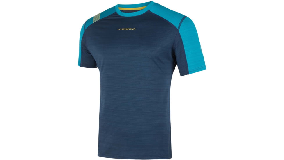 La Sportiva Sunfire T-Shirt - Mens, Night Blue/Crystal, Medium, L63-629635-M