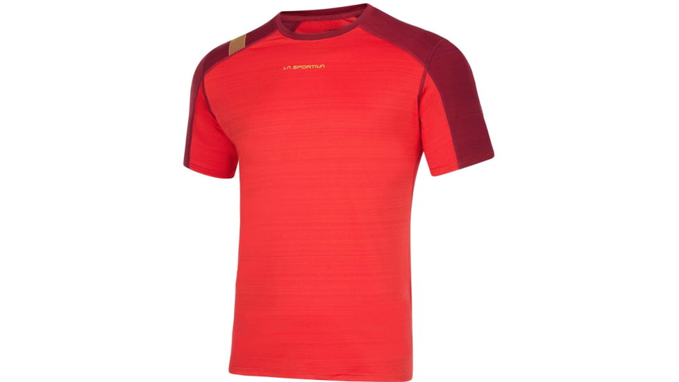 La Sportiva Sunfire T-Shirt - Mens, Sunset/Sangria, Small, L63-319320-S