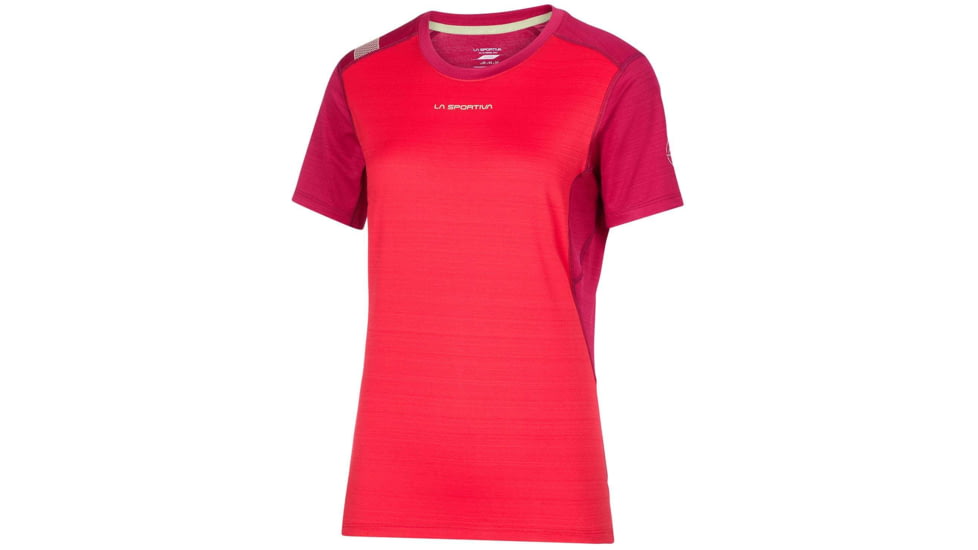 La Sportiva Sunfire T-Shirt - Womens, Lollipop/Cerise, Extra Small, M30-321409-XS