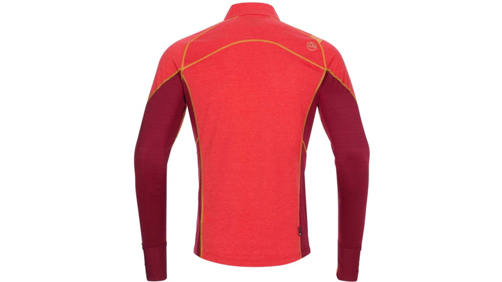 La Sportiva Swift Long Sleeve - Mens, Sunset/Sangria, Extra Small, P38-319320-XS