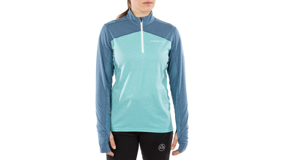 La Sportiva Swift Long Sleeve - Womens, Aquarelle/Atlantic, Small, Q19-631630-S