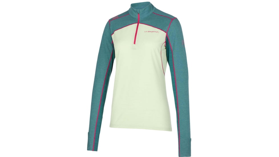 La Sportiva Swift Long Sleeve - Womens, Celadon/Alpine, Small, Q19-727726-S