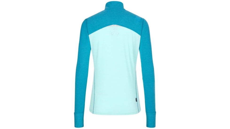 La Sportiva Swift Long Sleeve - Womens, Turquoise/Crystal, Small, Q19-616635-S