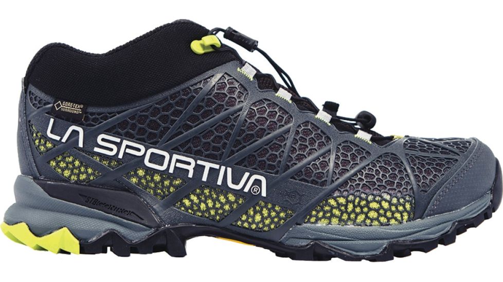 La Sportiva Synthesis Mid GTX Hiking Shoe - Men's-Grey/Green-Medium-47