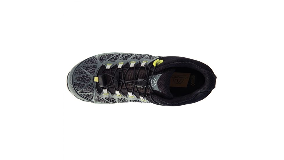 La Sportiva Synthesis Mid GTX Hiking Shoe - Mens-Grey/Green-Medium-45