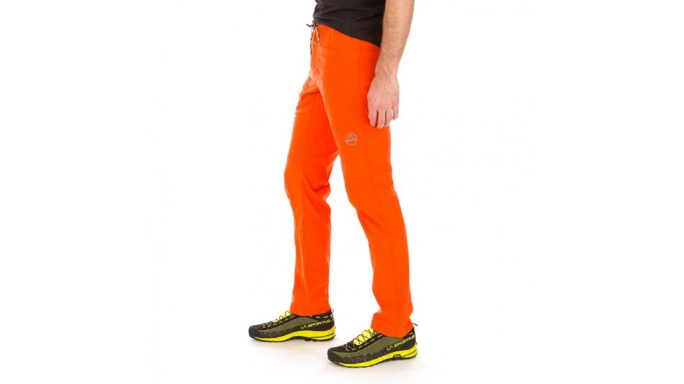 La Sportiva Talus Pant - Men's, Tangerine/Tropic Blue, Extra Large H59-202614-XL