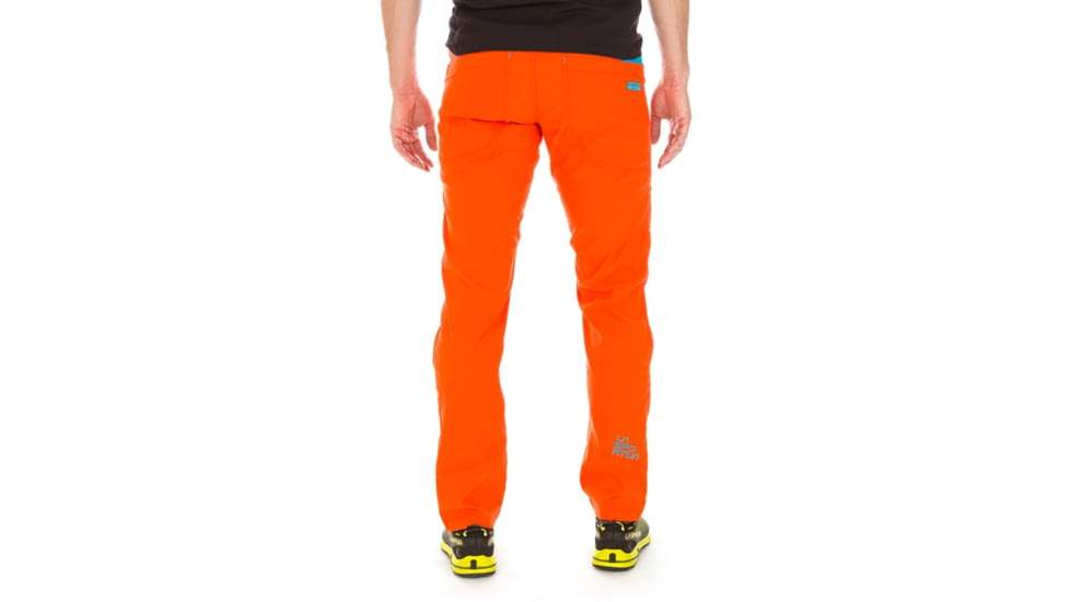 La Sportiva Talus Pant - Men's, Tangerine/Tropic Blue, Extra Large H59-202614-XL