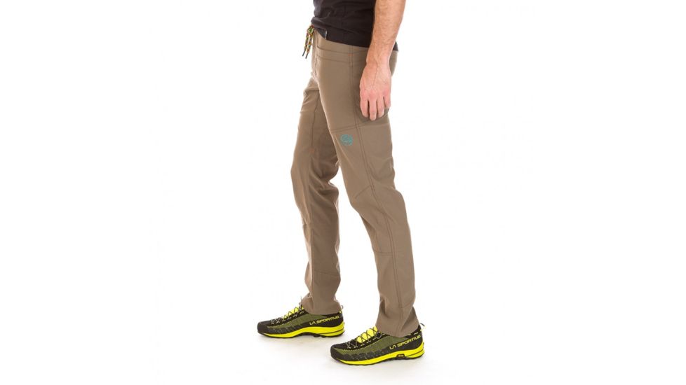 La Sportiva Talus Pant - Men's, Falcon Brown/Tropic Blue, Extra Large H59-804614-XL