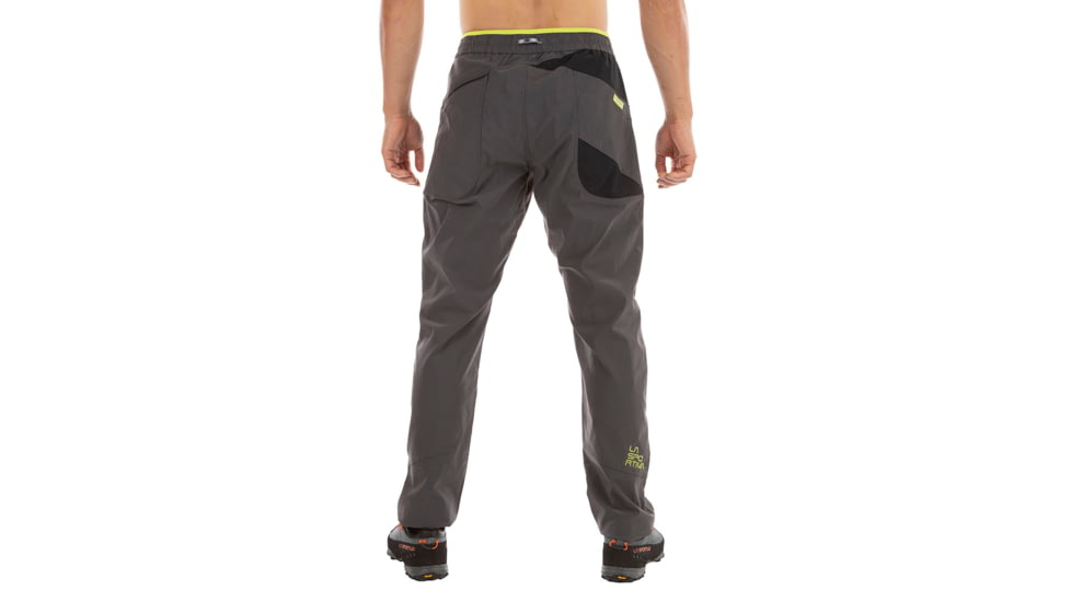La Sportiva Talus Pant - Mens, Carbon/Lime Punch, Small, N68-900729-S