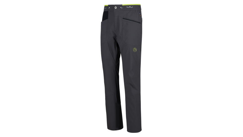 La Sportiva Talus Pant - Men's, Carbon/Lime Punch, Medium, N68-900729-M