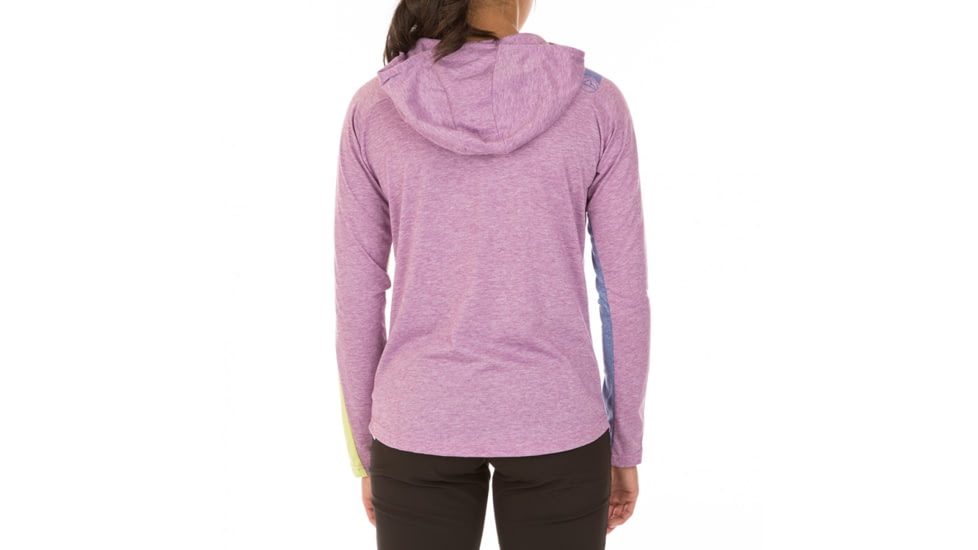 La Sportiva Terra Long Sleeve Baselayer - Women's, Purple/Apple Green, Medium K79-500705-M