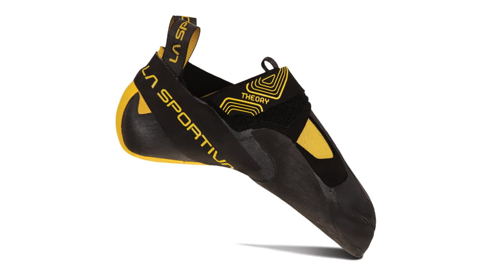 La Sportiva Theory Climbing Shoes - Men's, Black/Yellow, 38.5, Medium, 20W-999100-38.5