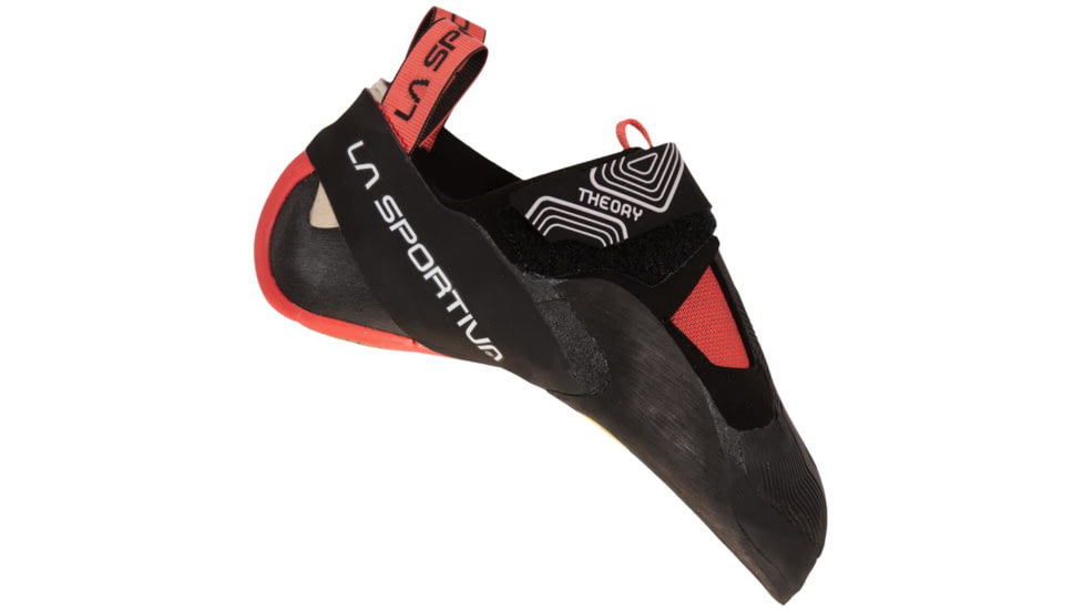 La Sportiva Theory Climbing Shoes - Women's, Black/Hibiscus, 37, Medium, 20X-999402-37