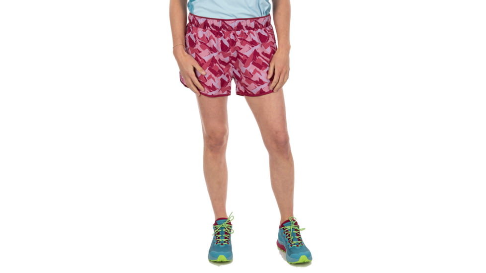 La Sportiva Timing Short - Womens, Red Plum/Blush, Medium, Q13-502405-M