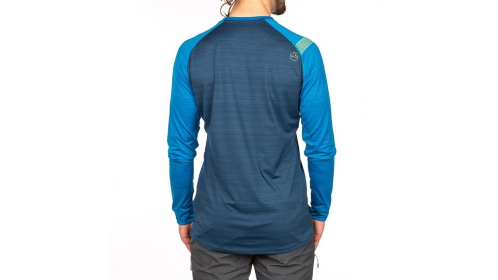 La Sportiva Tour Long Sleeve - Mens, Opal/Neptune, Extra Large, L13-618619-XL