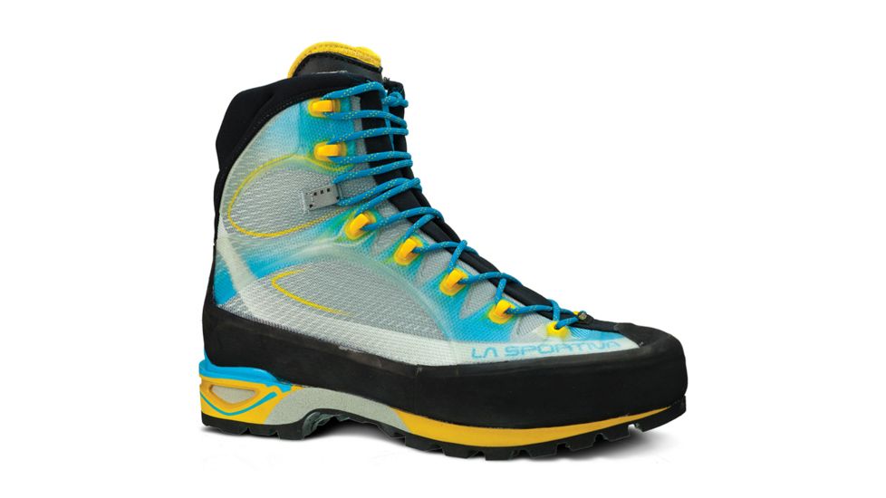 La Sportiva Trango Cube GTX Mountaineering Boot - Women's-Blue/Yellow-Medium-39