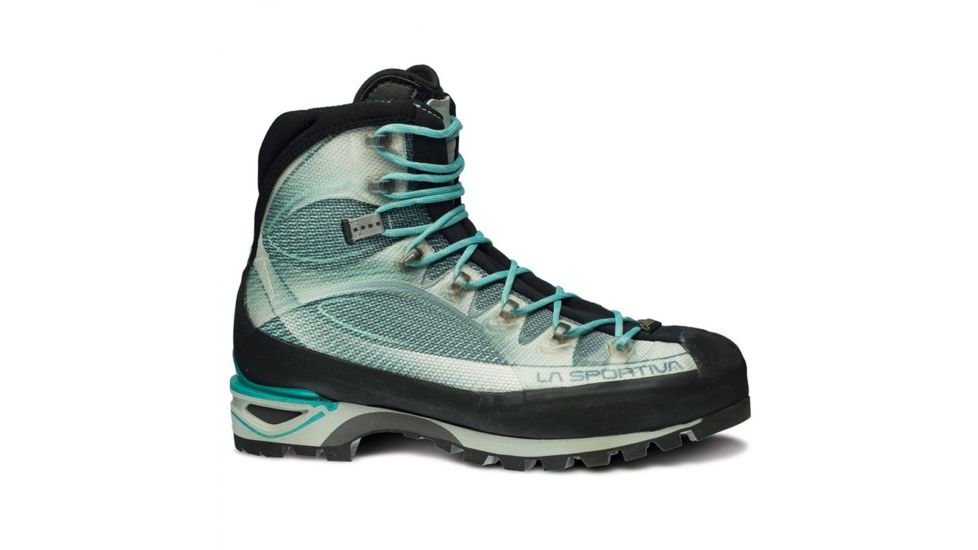 La Sportiva Trango Cube Gtx Mountaineering Shoes- Womens, Light Grey/Mint, 38, 11K-902609-38