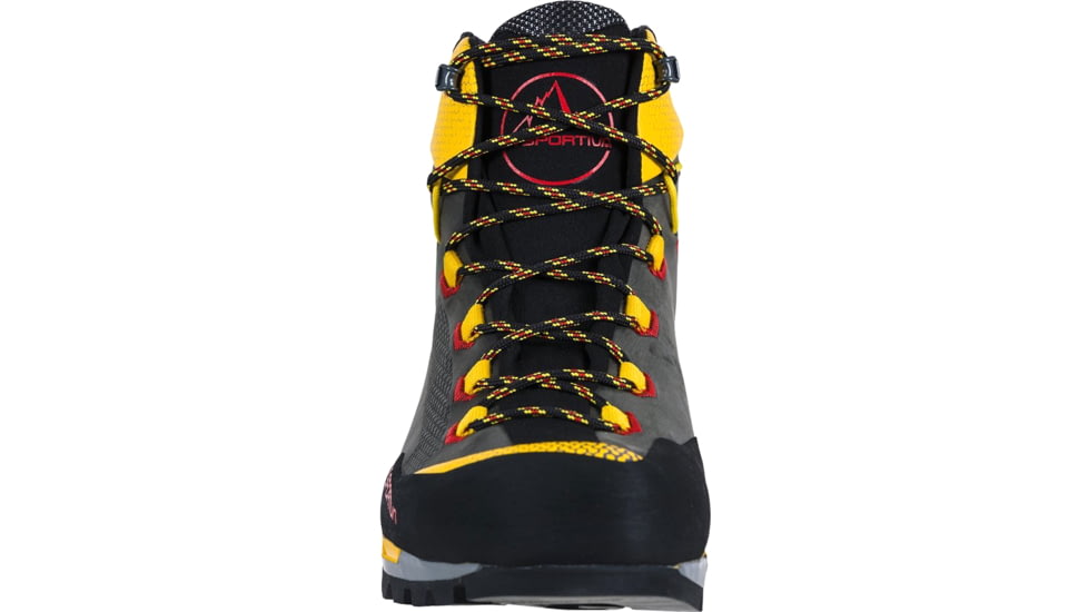 La Sportiva Trango Tech Leather GTX Mountaineering Shoes - Mens, Black/Yellow, 45.5, Medium, 21S-999100-45.5