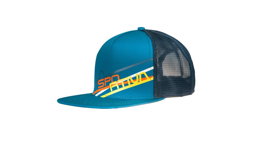 La Sportiva Trucker Hat Stripe 2.0, Tropic Blue/Ocean, Small, X61-614606-S