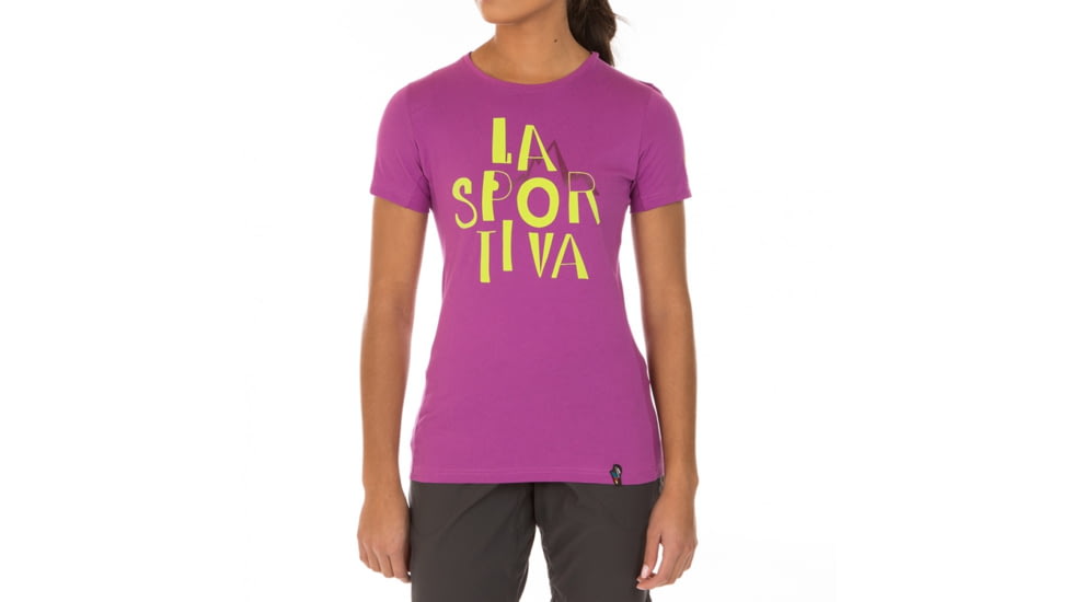 La Sportiva Twenties T-Shirt - Women's, Purple, Small I75-500500-S