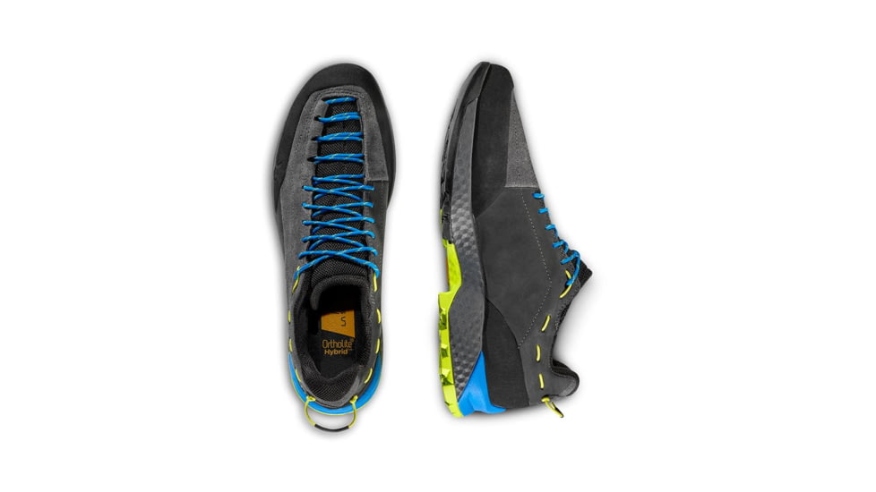 La Sportiva TX Guide Leather Approach Shoes - Mens, Carbon/Lime Punch, 41, 27S-900729-41