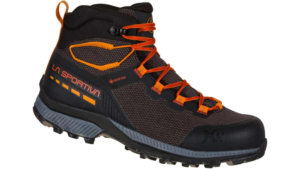 La Sportiva TX Hike Mid GTX Shoes - Men's, Carbon/Saffron, 42.5, 34S-900313-42.5
