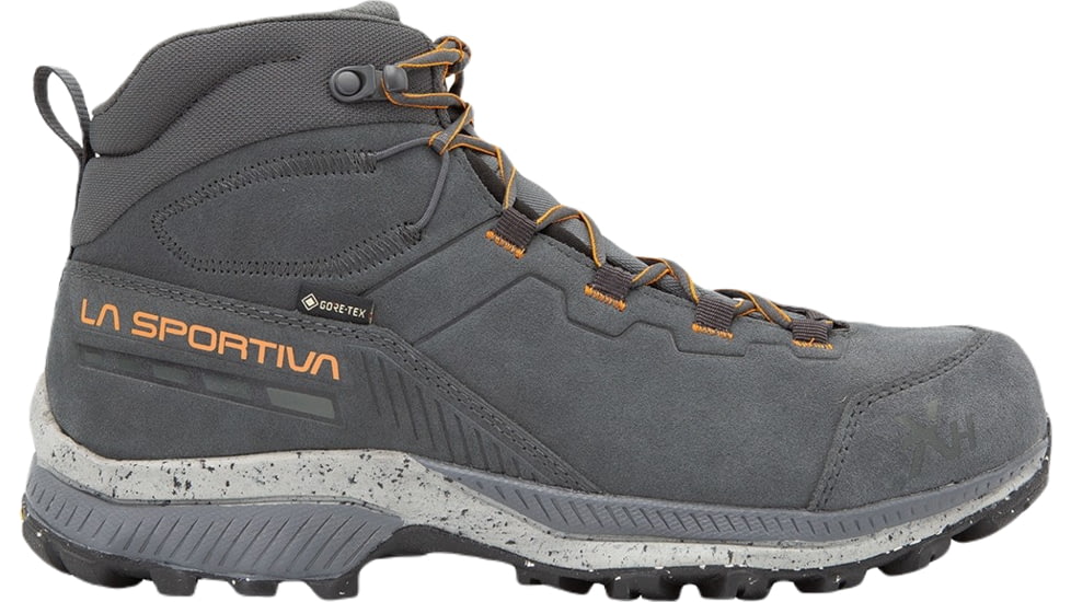 La Sportiva TX Hike Mid Leather GTX Hiking Boots - Men's, Metal/Hawaiian Sun, 39, 44N-917208-39