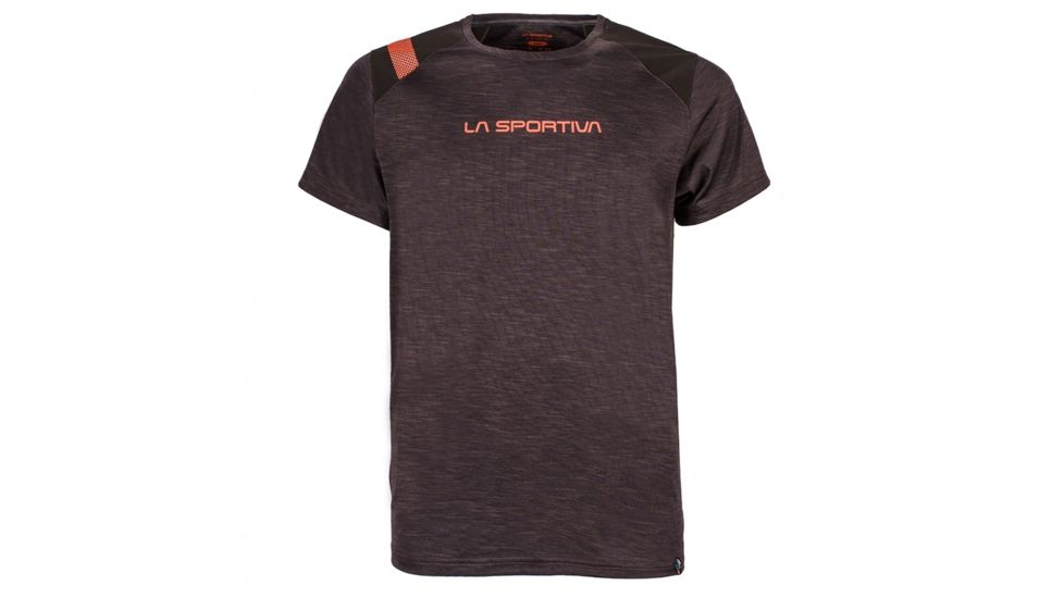 La Sportiva TX Top T-Shirt - Men's, Black/Tangerine, Large H63-999202-L