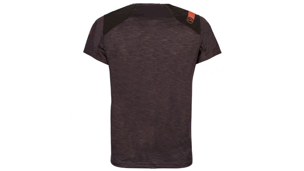 La Sportiva TX Top T-Shirt - Men's, Black/Tangerine, Large H63-999202-L